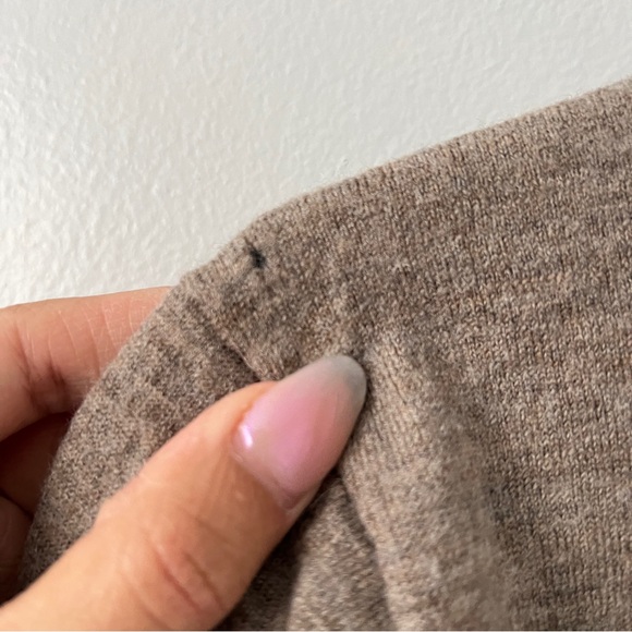 H&M HM Brown Washed Wool Knitted Pullover Longshleeve Semi-stretch  - Medium - Picture 10 of 10